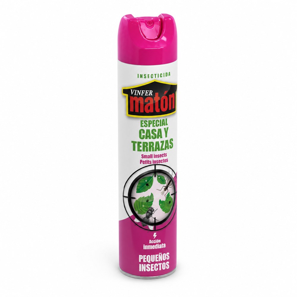 Spray Insecticida Vinfer Matón | Mosquitos y Pequeños Insectos | Interior y Exterior