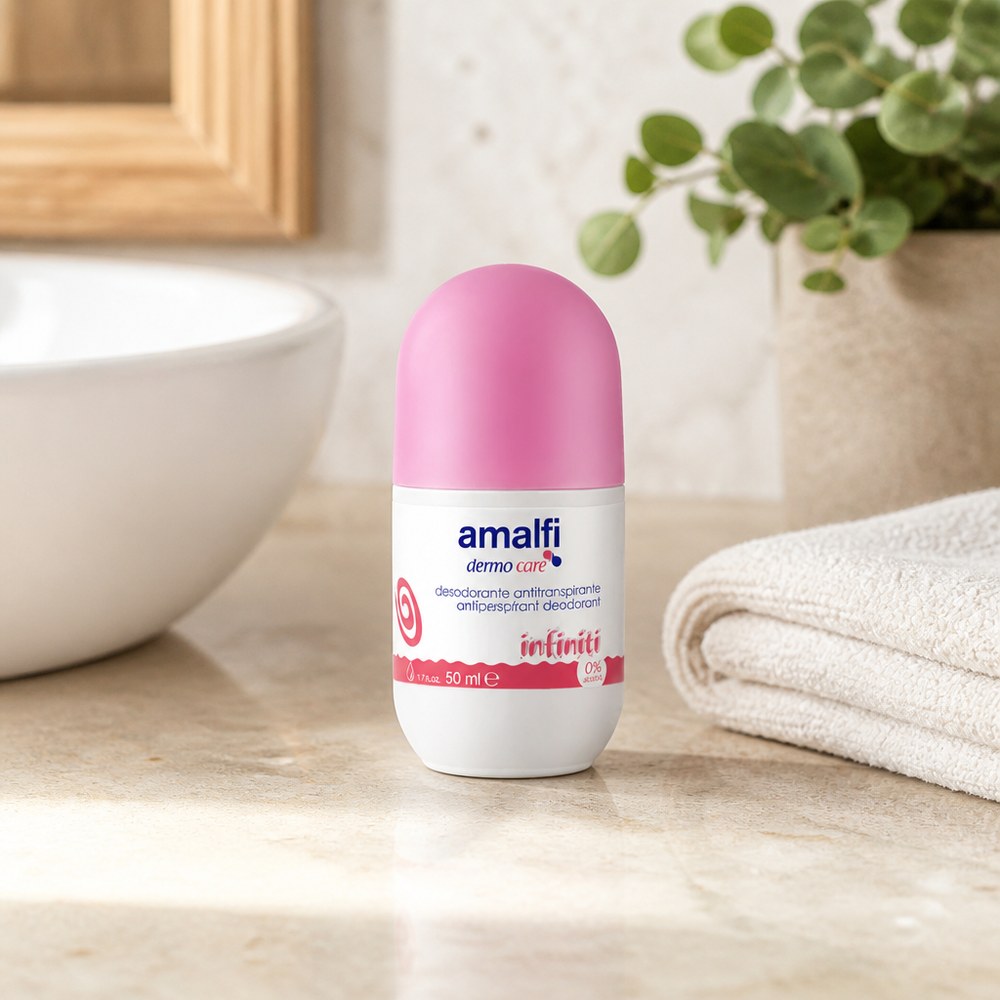 Desodorante Antitranspirante Amalfi 50 ml | Sin Alcohol | Protección Duradera