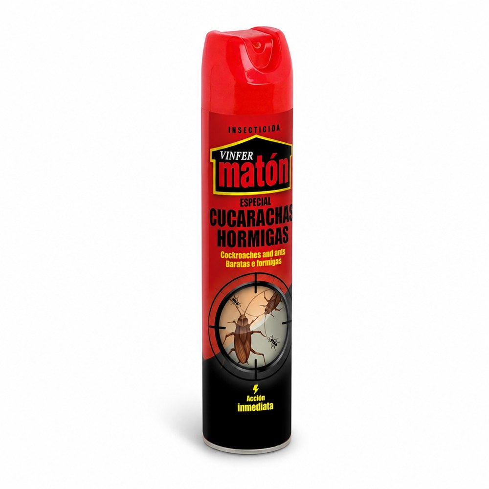 Spray Insecticida Vinfer Matón | Cucarachas y Hormigas | Acción Inmediata