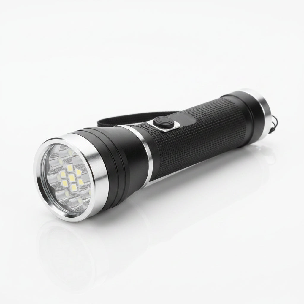 Linterna LED PM-1755 — 14 LEDs para iluminar el campamento, el garaje o el apagón de turno