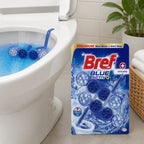 Limpiador para Inodoro Bref Blue Activ+ | Control de Olores y Manchas | Depósito WC