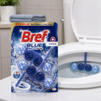 Limpiador para Inodoro Bref Blue Activ+ | Control de Olores y Manchas | Depósito WC