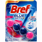 Limpiador para Inodoro Bref Blue Activ+ | Aroma Floral, +50% Brillo | Depósito WC