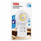 Luz LED Adhesiva 60 Lúmenes | 4000K | Mando a Distancia y Temporizador 30 min