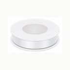 Cinta de Raso Blanco, 1.0 cm x 25 m
