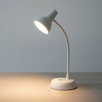 Lámpara de Mesa Blanca | Diseño Minimalista | Escritorio y Mesilla