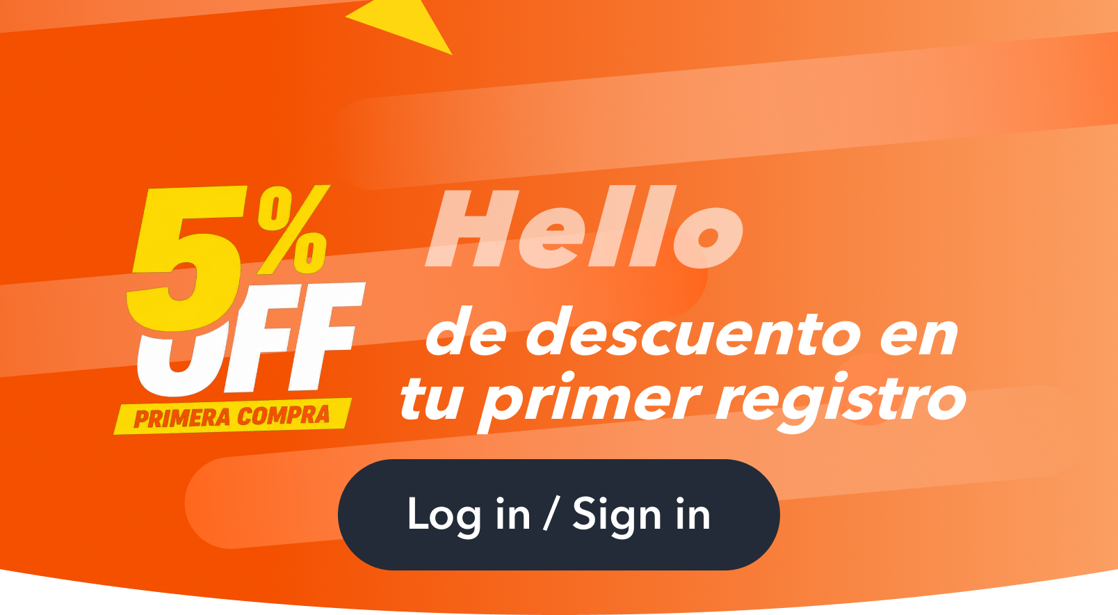 Iniciar sesión / Registrarse